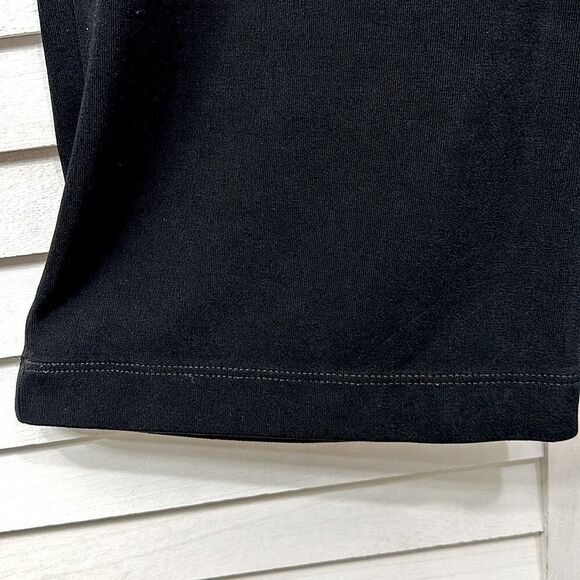 Chico's Travelers Pants Size 3S 16S Black Classic No Tummy Straight Leg #3 - Picture 8 of 13